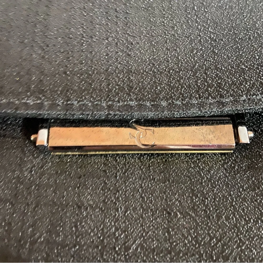 Vintage Saint Claire Handbag Bag Purse Clutch Elegant Classic Minimalist Black